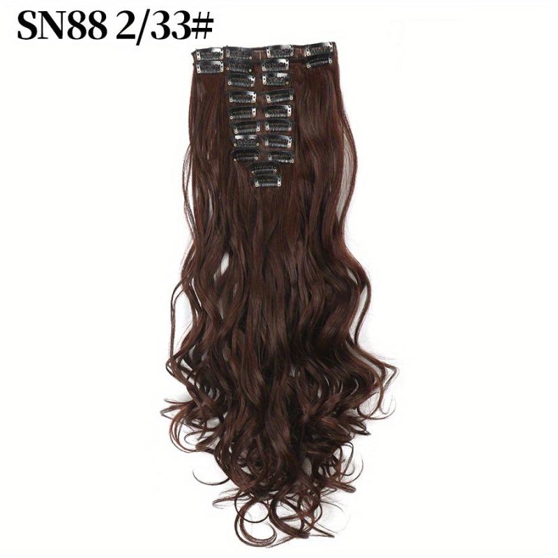 Curly Hair Clip In Extensions 12 Pieces Set