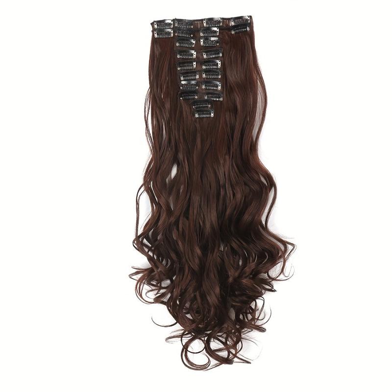Curly Hair Clip In Extensions 12 Pieces Set