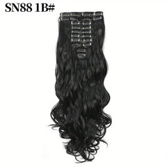 Curly Hair Clip In Extensions 12 Pieces Set