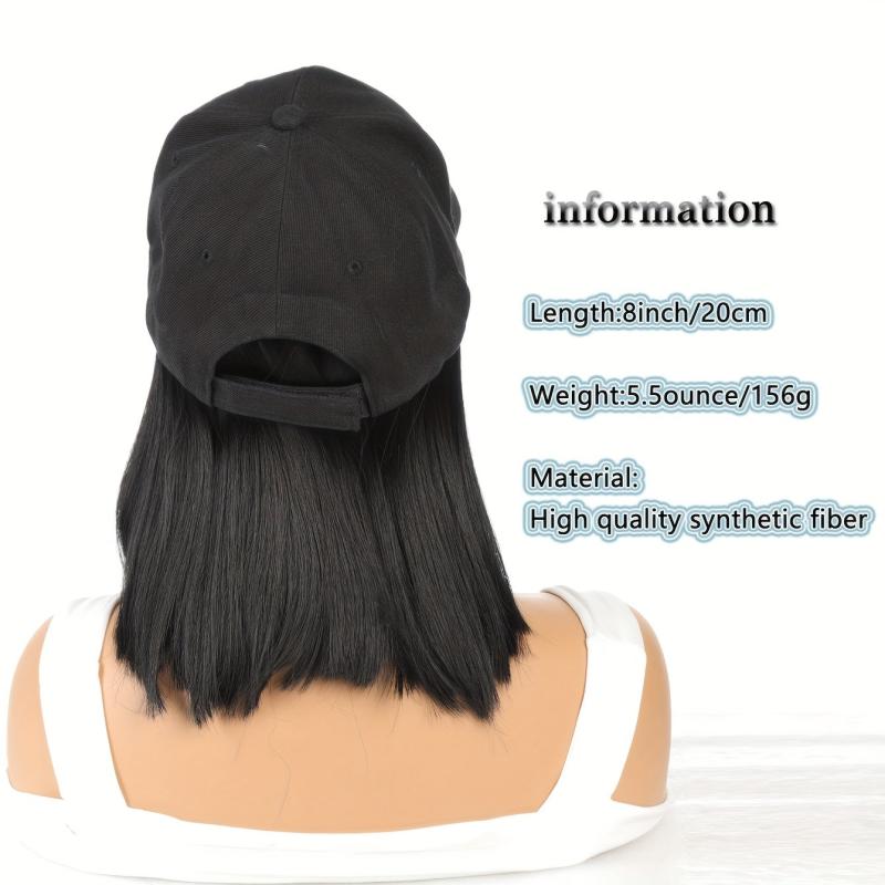 Short Straight Wig Synthetic Wig Heat Resistant Natural Looking