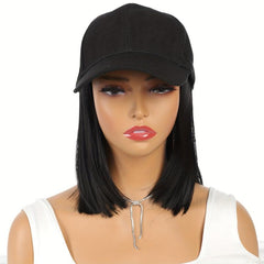 Short Straight Wig Synthetic Wig Heat Resistant Natural Looking
