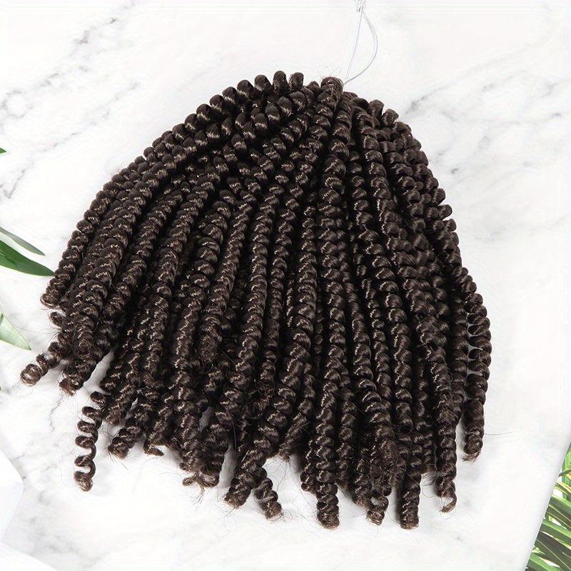 Afro Spring Twist Crochet Hair Extensions 20 Braids Passion Twist