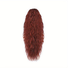 Curly Water Wave Ponytail Clip In Hair Extensions