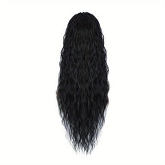 Curly Water Wave Ponytail Clip In Hair Extensions