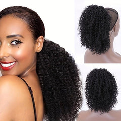 Afro Curly Drawstring Puff Ponytail for Women Natural Hair Clip