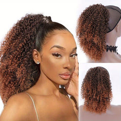 Afro Curly Drawstring Puff Ponytail for Women Natural Hair Clip