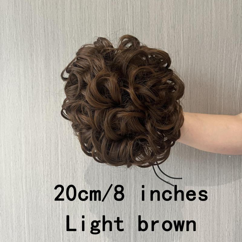 Messy Donut Hair Buns Updo Chignon Clip-In Extensions