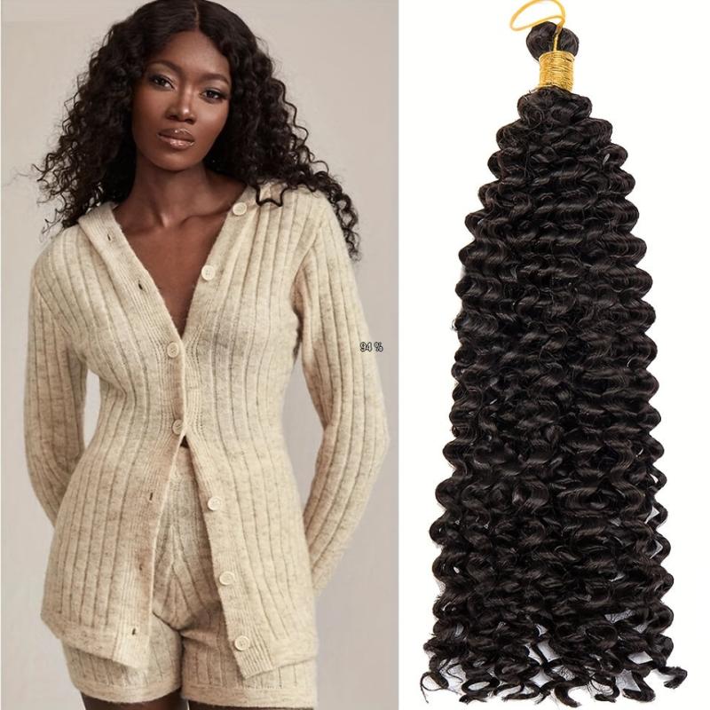 35 56 Cm Water Wave Hair Bundles Curly Crochet Hair Extensions S Ombre Synthetic