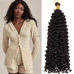 35 56 Cm Water Wave Hair Bundles Curly Crochet Hair Extensions S Ombre Synthetic