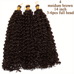 35 56 Cm Water Wave Hair Bundles Curly Crochet Hair Extensions S Ombre Synthetic