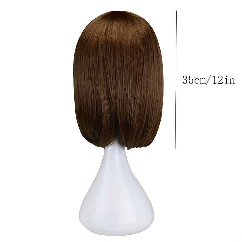 35 56 Cm Short Bob Hair Wigs Straight Synthetic Hair Replacement Wigs For Women