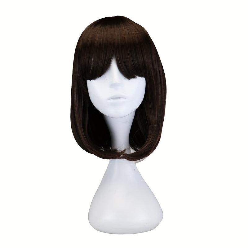 35 56 Cm Short Bob Hair Wigs Straight Synthetic Hair Replacement Wigs For Women