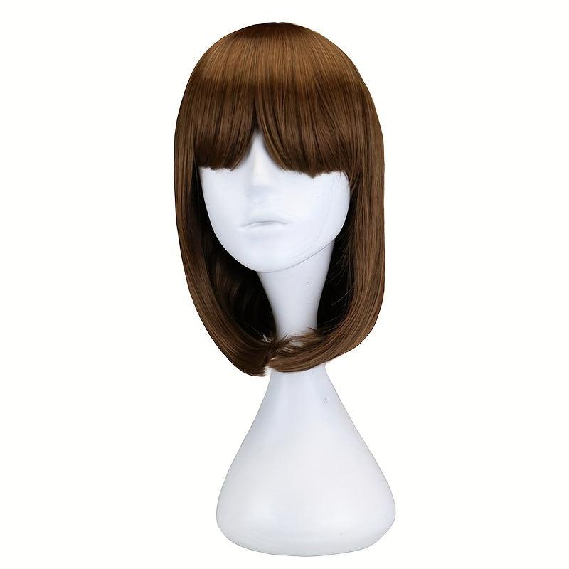 35 56 Cm Short Bob Hair Wigs Straight Synthetic Hair Replacement Wigs For Women