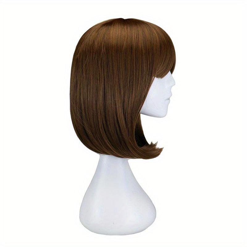 35 56 Cm Short Bob Hair Wigs Straight Synthetic Hair Replacement Wigs For Women