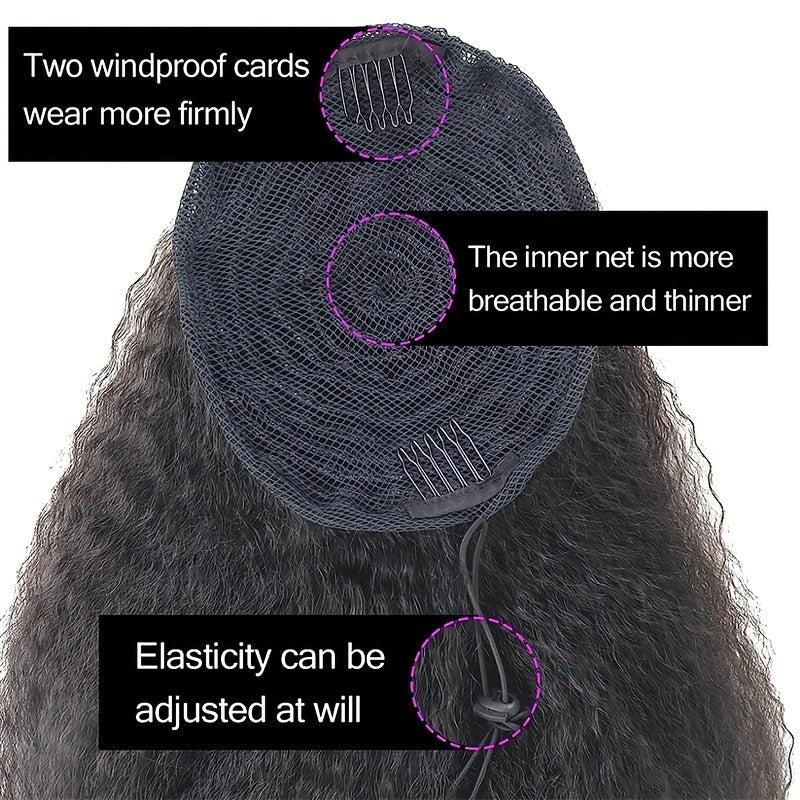 Curly Water Wave Ponytail Hair Extensions