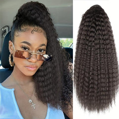 Curly Water Wave Ponytail Hair Extensions