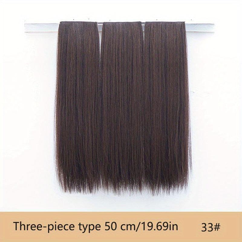 3pcs Hair Pads Synthetic Clip In Hair Extensions