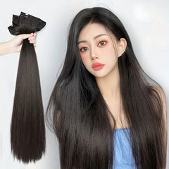 3pcs Hair Pads Synthetic Clip In Hair Extensions