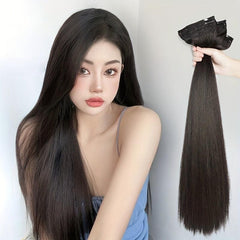 3pcs Hair Pads Synthetic Clip In Hair Extensions