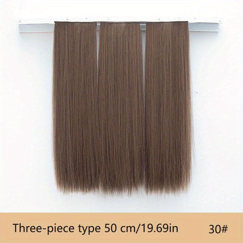 3pcs Hair Pads Synthetic Clip In Hair Extensions