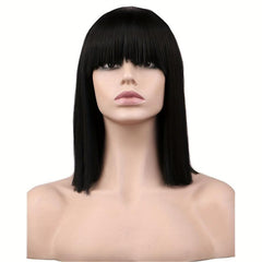 Anime Wig Shoulder Length Straight Hair Synthetic Wig Heat Resistant