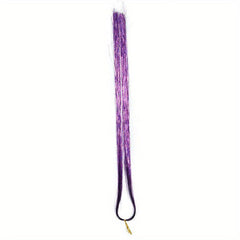 12 Colors Hair Tinsel Kit - 2400 Strands Extensions, 2 Needles, 100 Link Beads