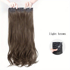 Long Deep Wave Clip In Hair Extensions Double Weft Hair Extensions