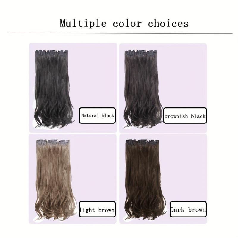 Long Deep Wave Clip In Hair Extensions Double Weft Hair Extensions