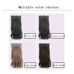 Long Deep Wave Clip In Hair Extensions Double Weft Hair Extensions