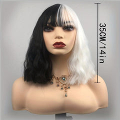 Short Curly Synthetic Hair Wig for Cosplay Halloween Costume
