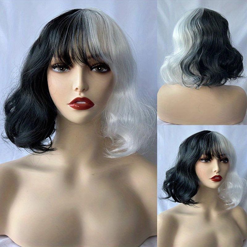 Short Curly Synthetic Hair Wig for Cosplay Halloween Costume