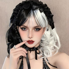 Short Curly Synthetic Hair Wig for Cosplay Halloween Costume