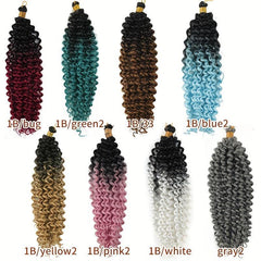 Ombre Spring Twist Braids Hair Pieces Synthetic Crochet Hair Extensions