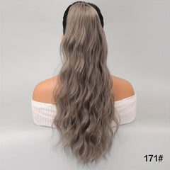 60 96 Cm Long Curly Wavy Ponytail Heat Resistant Fiber Hair Extensions