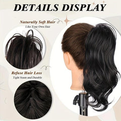 Messy Bun Hairpin Natural Hair Round Bun Wavy Curly Hair