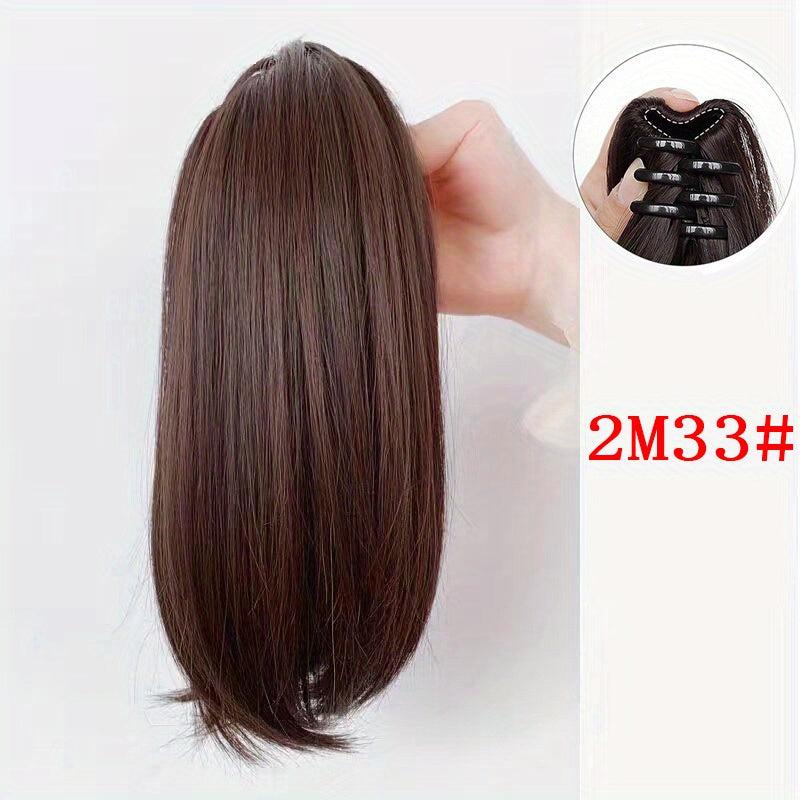 Long Synthetic Ponytail Extension with Claw Clip for Women's Hair
