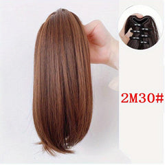 Long Synthetic Ponytail Extension with Claw Clip for Women's Hair