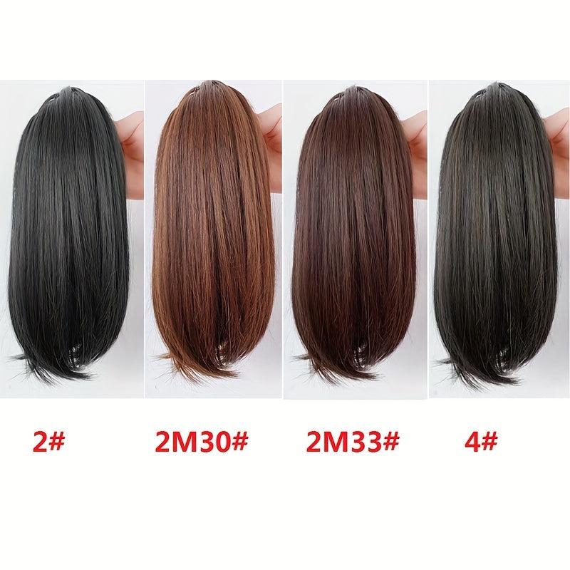 Long Synthetic Ponytail Extension with Claw Clip for Women's Hair