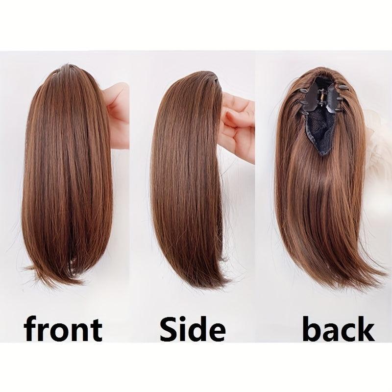Long Synthetic Ponytail Extension with Claw Clip for Women's Hair
