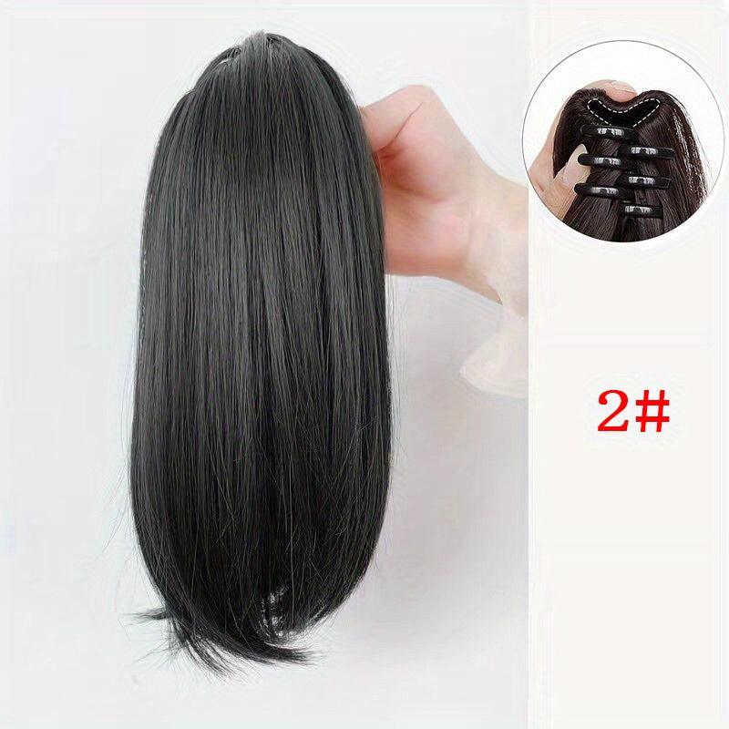 Long Synthetic Ponytail Extension with Claw Clip for Women's Hair