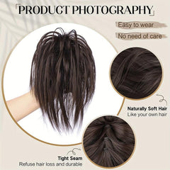 Messy Bun Hair Piece Claw Clip Hair Bun Wavy Curly Chignon Hair Bun