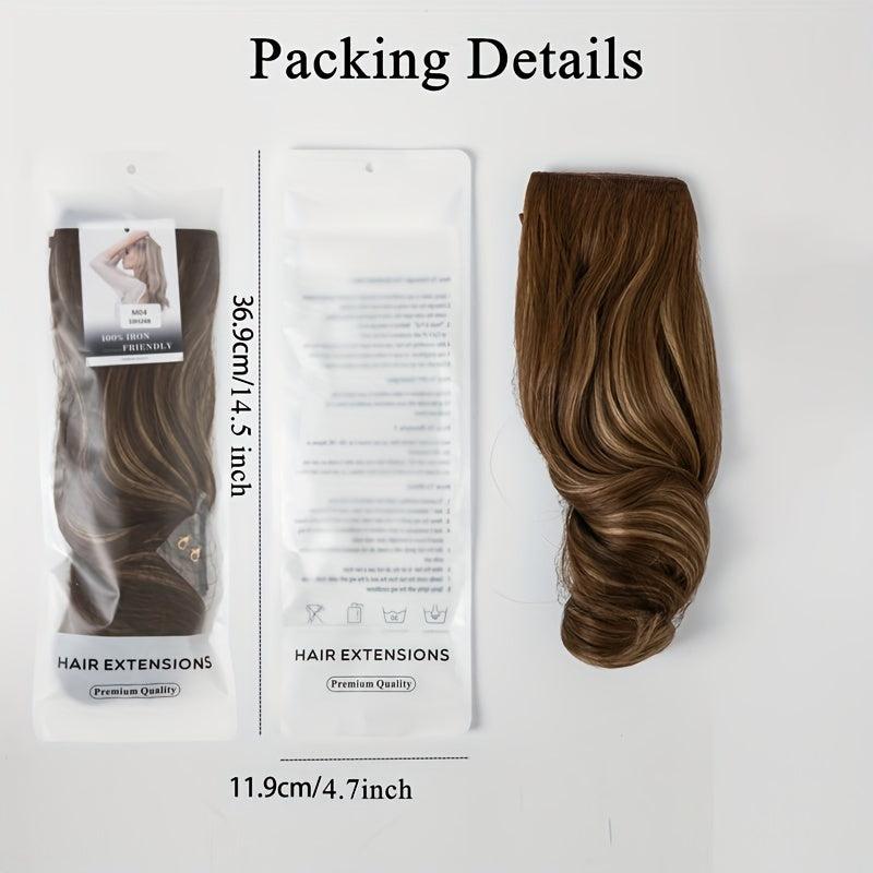 Long Curly Wavy Hair Pieces Synthetic Hair Extensions for Daily Use