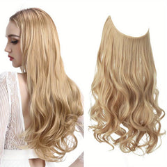 Long Curly Wavy Hair Pieces Synthetic Hair Extensions for Daily Use