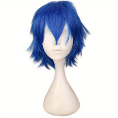 Short Straight Hair Wigs 30 48 Cm Synthetic Fiber Hair Replacement Wigs