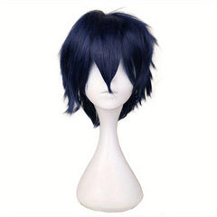 Short Straight Hair Wigs 30 48 Cm Synthetic Fiber Hair Replacement Wigs