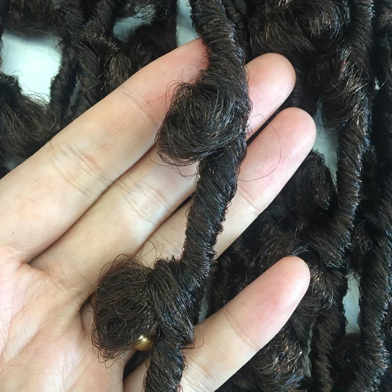 Curly Wave Faux Locs Crochet Braids 60-96 cm Soft Locs Hair Extensions