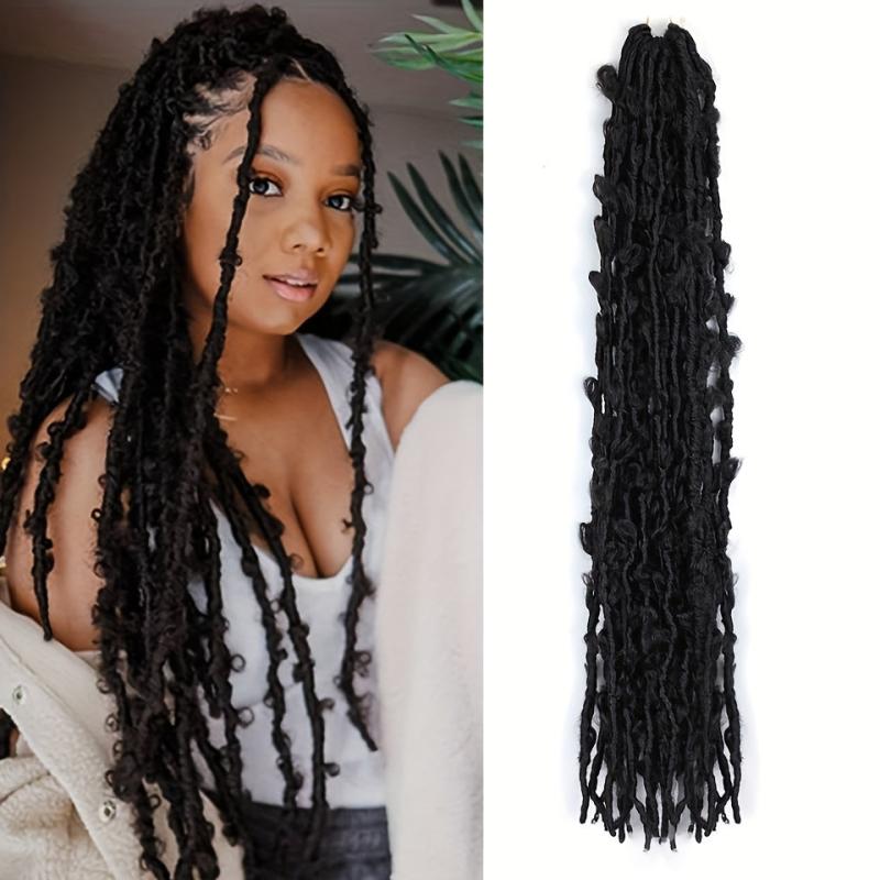 Curly Wave Faux Locs Crochet Braids 60-96 cm Soft Locs Hair Extensions