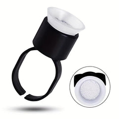30pcs Pigment Ink Ring Cup for Permanent Makeup Tattoo and Eyelash Extensions