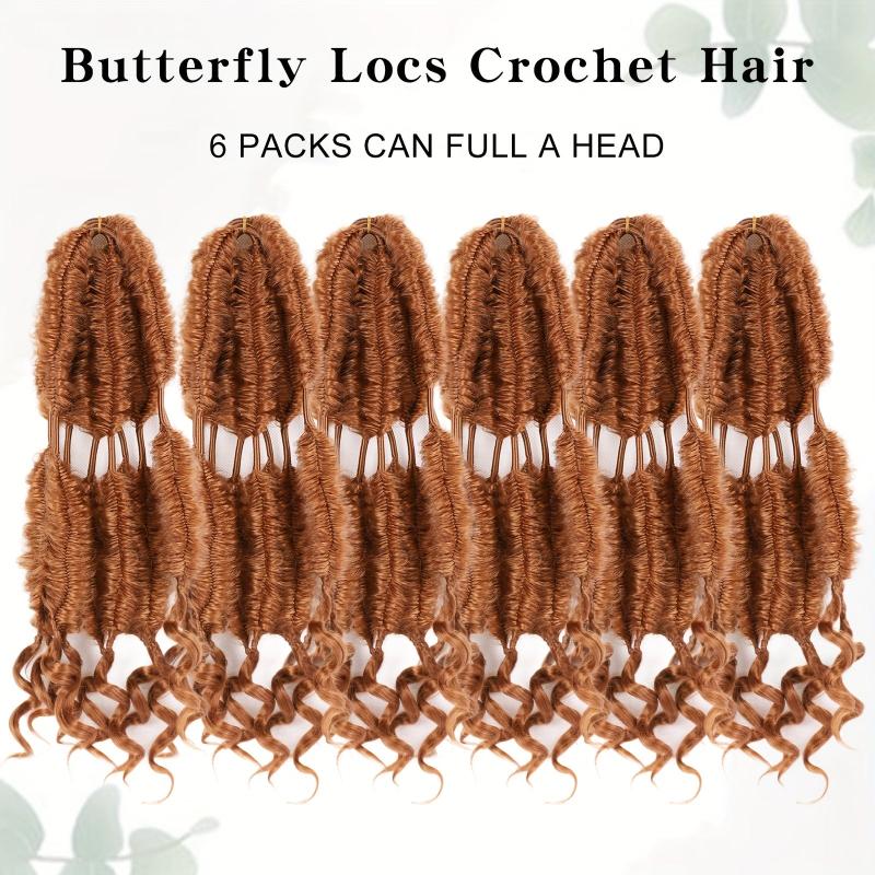 45 72 Cm Fishbone Braid Faux Locs Crochet Hair 5 Pieces Into 10 Pieces