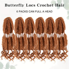 45 72 Cm Fishbone Braid Faux Locs Crochet Hair 5 Pieces Into 10 Pieces